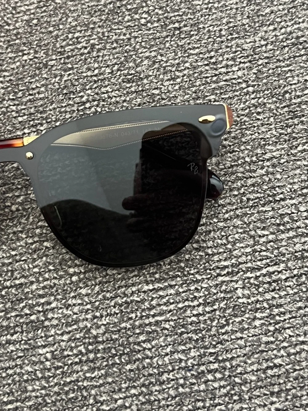 Women’s Clubmaster Blaze Sunglasses Green Lens Unisex Men’s Glasses Black Gold